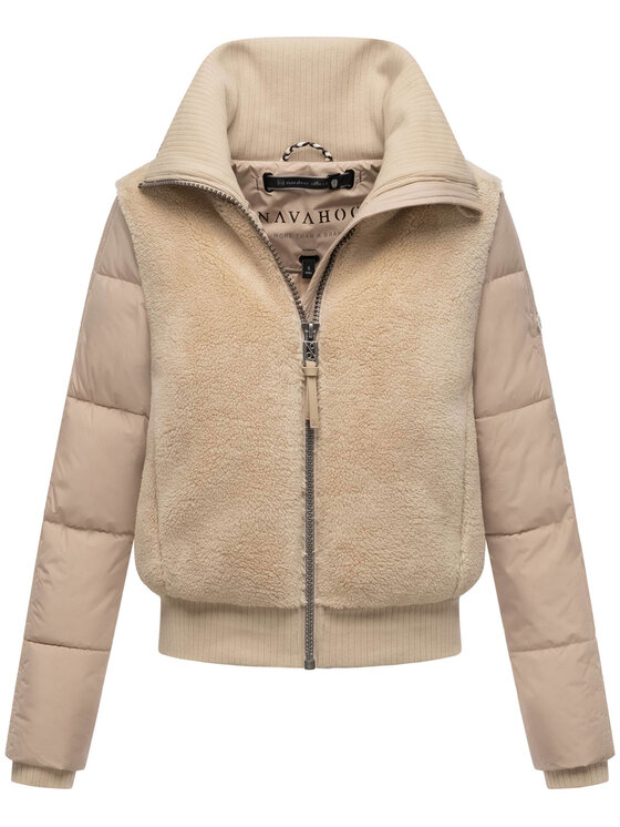Navahoo Navahoo Kurtka zimowa Teddyzone Beżowy Regular Fit