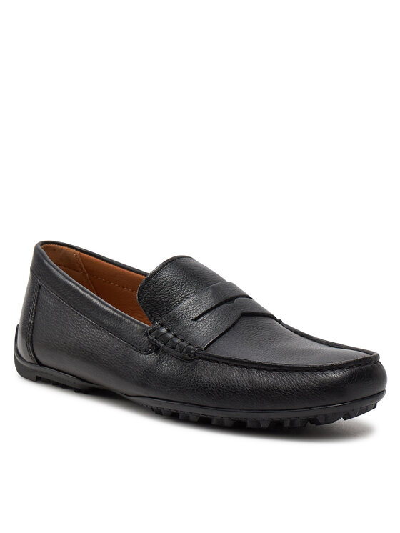 Geox Geox Mokasíny U Kosmopolis + Grip U35CFB 00034 C9997 Černá