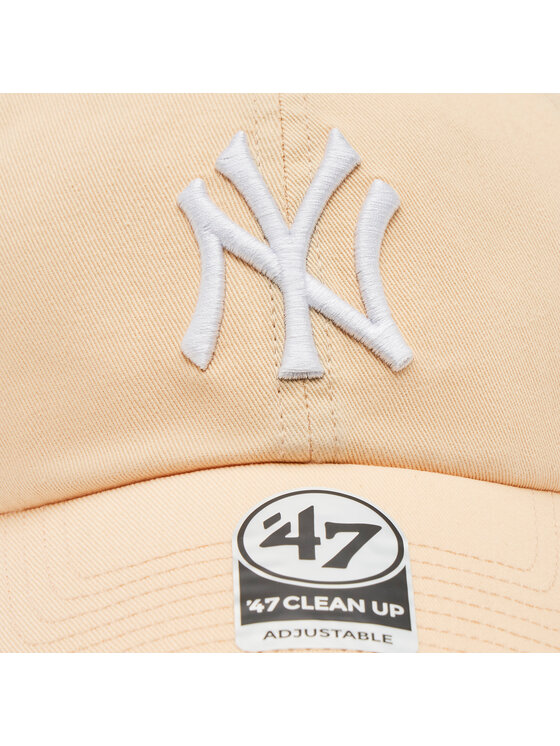 47 Brand 47 Brand Czapka z daszkiem Mlb New York Yankees '47 Clean Up W/ No Loop Label B-NLRGW17GWS-AF Pomarańczowy