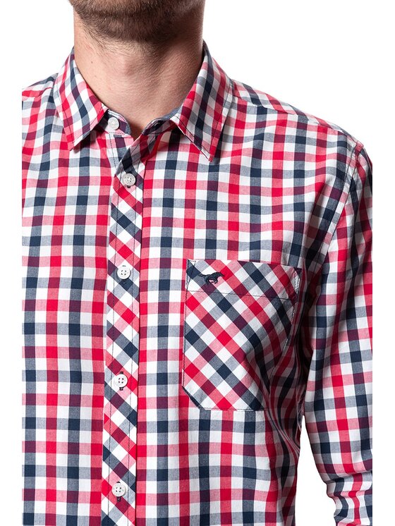 Mustang Mustang Camicia 1/1SLV_1/P_KC Bianco Regular Fit