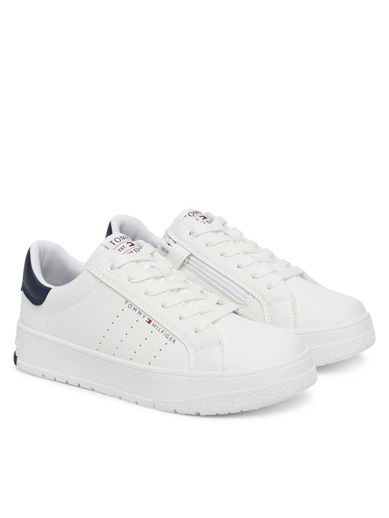 Tommy Hilfiger Tommy Hilfiger Tenisice Low Cut Lace-Up Sneaker T3X9-33856-1355 S Bijela