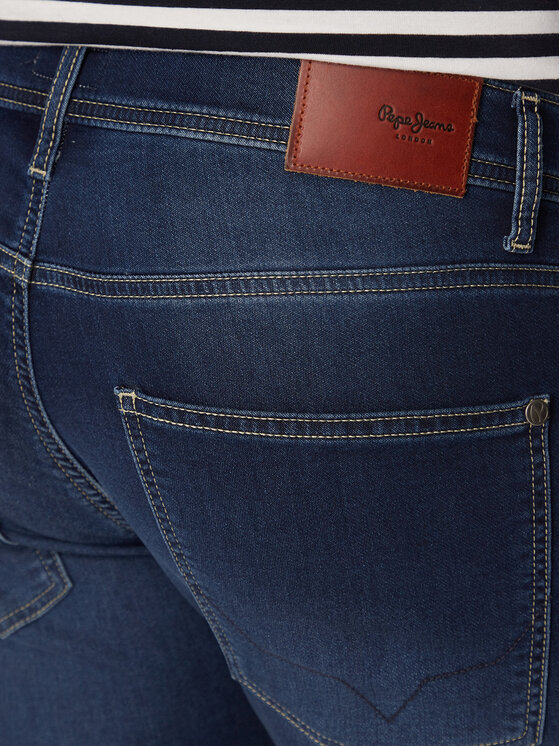 Pepe Jeans Pepe Jeans Džínsové šortky Slim Gymdigo Short PM801075DP4 Modrá Slim Fit