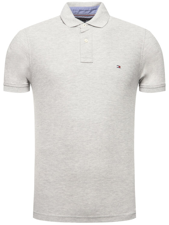 Tommy Hilfiger Polo Premium Pique MW0MW12569 Gris Slim Fit Modivo