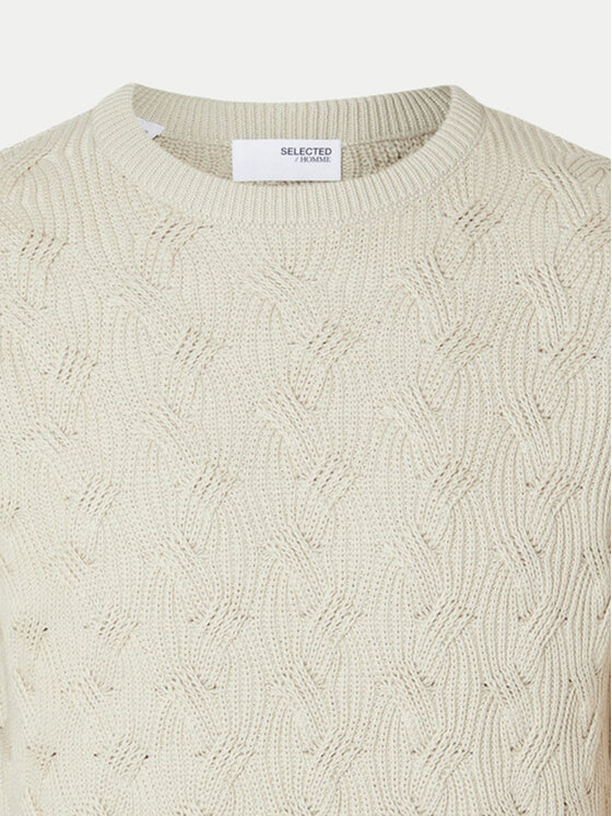 Selected Homme Selected Homme Sveter 16094503 Béžová Regular Fit