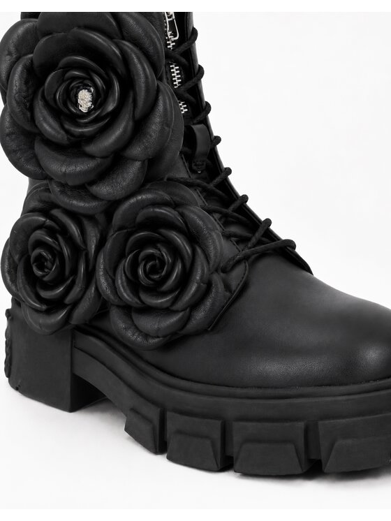 PHILIPP PLEIN PHILIPP PLEIN Členková obuv s elastickým prvkom 31324 Čierna