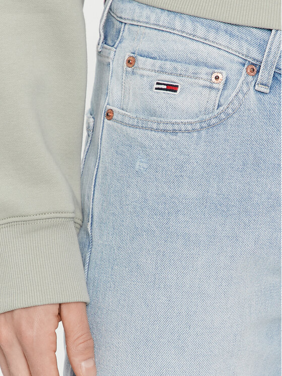 Tommy Jeans Tommy Jeans Jeansy Dad DM0DM18718 Niebieski Tapered Fit