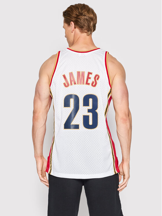 Mitchell & Ness Mitchell & Ness Smanicato SMJYCP19209 Bianco Regular Fit