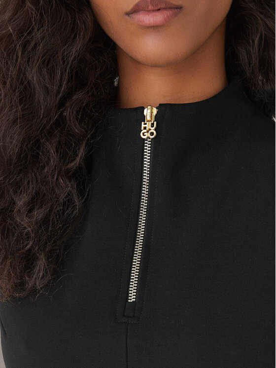 HUGO HUGO Vsakodnevna obleka Noella 50557496 Črna Regular Fit