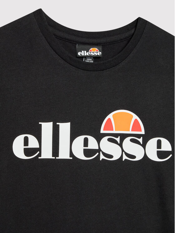 Fit T-Shirt Ellesse S3E08578 Regular Schwarz Malia