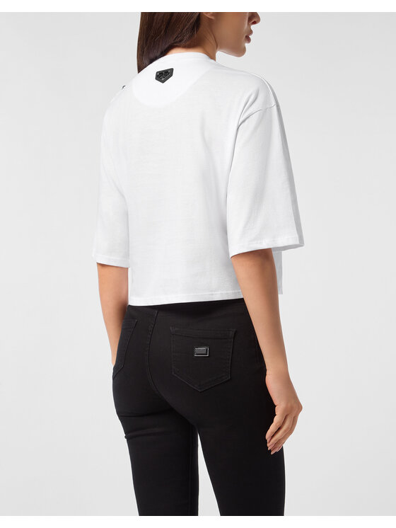 PHILIPP PLEIN PHILIPP PLEIN T-shirt 25577 Bianco Regular Fit