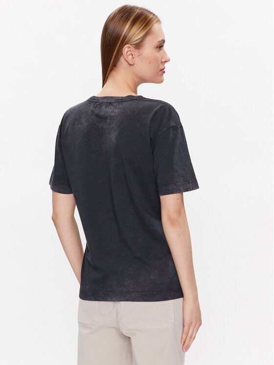 Marc Aurel Marc Aurel T-Shirt 7428 7000 73578 Szary Regular Fit
