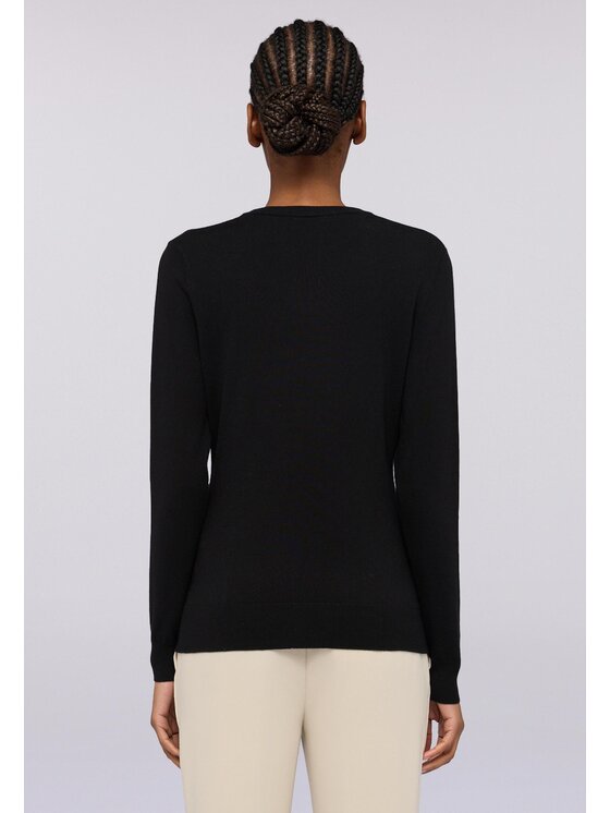 Trussardi Trussardi Cardigan M7356001125N033 Nero Regular Fit