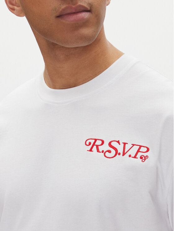 Fila Fila Тишърт Lengeweg FAM0907 Бял Regular Fit