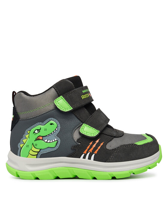 Skechers Skechers Gležnjarji Dynamic Trail - Dino-Scouts 406373L/CCLM Siva