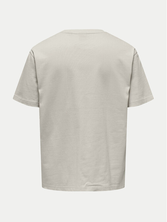 Only & Sons Only & Sons T-Shirt 22028766 Γκρι Relaxed Fit