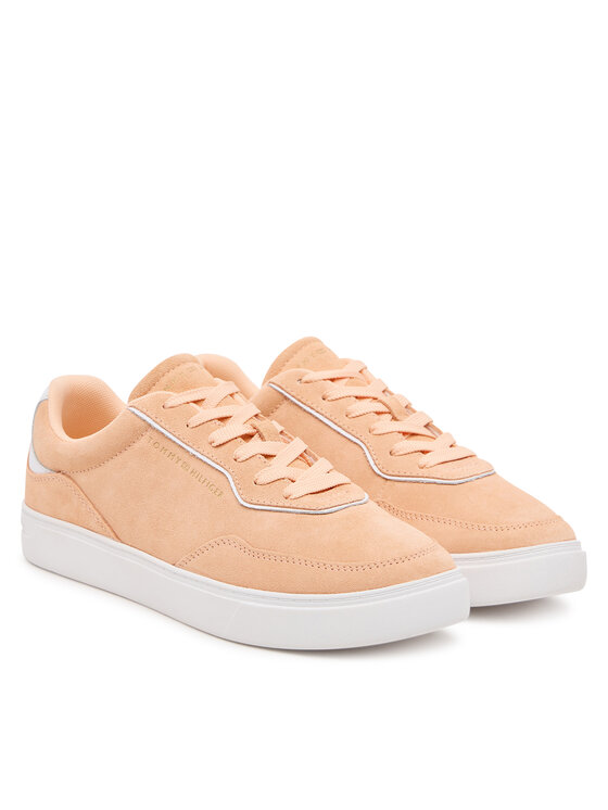 Tommy Hilfiger Tommy Hilfiger Sneakersy Casual FW0FW08898 Pomarańczowy