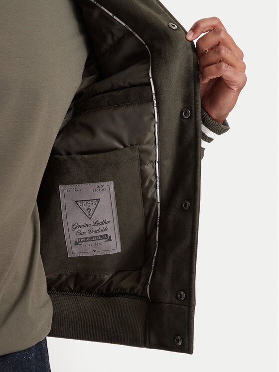 Guess Guess Bomberjacke M6YL23 W2814 Dunkelgrün Regular Fit