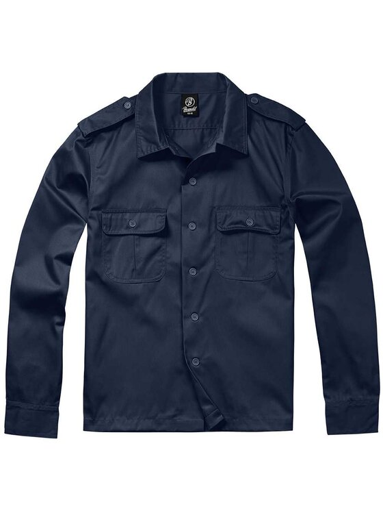 Brandit Brandit Koszula 4102.8.L Granatowy Regular Fit