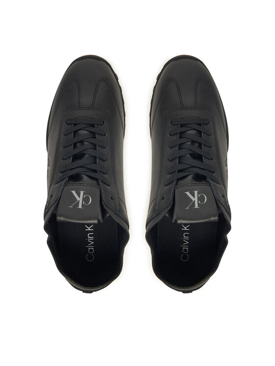 Calvin Klein Calvin Klein Sneakersy Low Profile Runner Lth Mg YW0YW02049 Černá