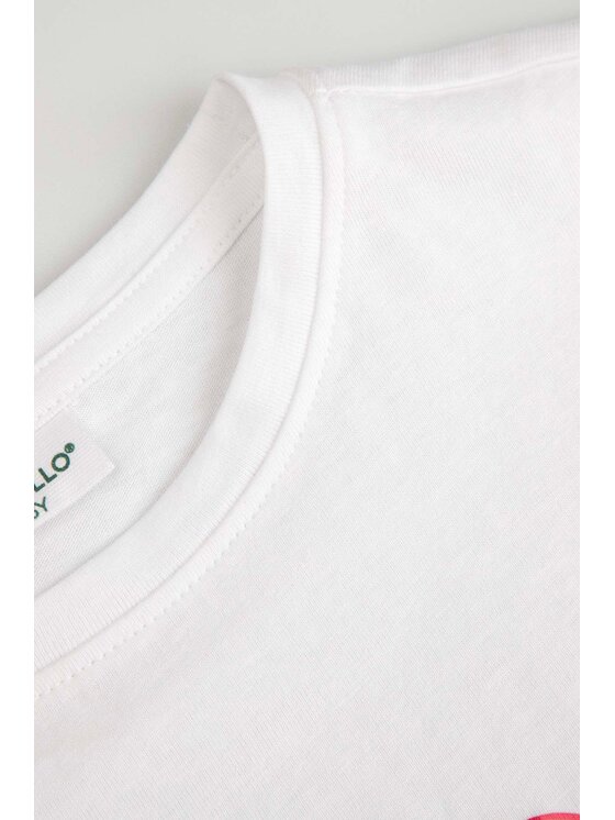 Coccodrillo Coccodrillo T-Shirt WC6143203QGK-001 Biały Regular Fit