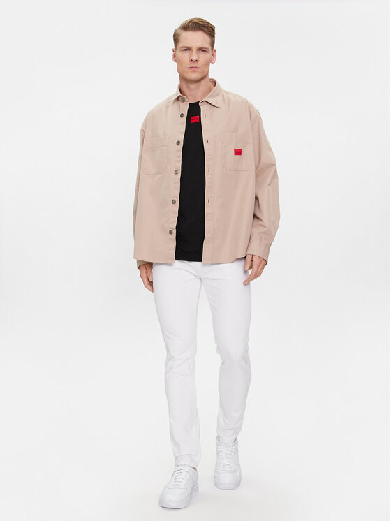 HUGO Hugo Сорочка Erato 50500199 Бежевий Oversize