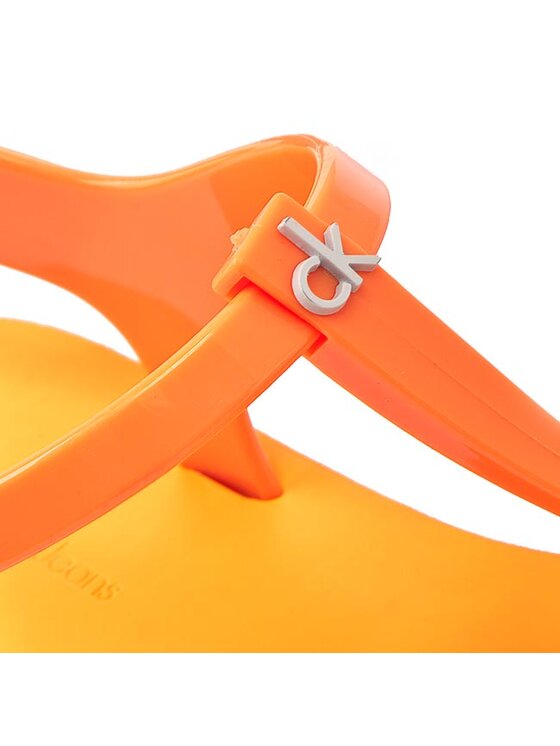 Calvin Klein Jeans Calvin Klein Jeans Šlepetės per pirštą Savanna RE9248 Oranžinė