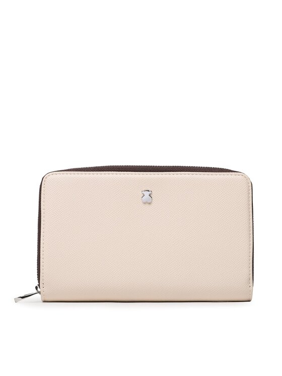 TOUS Portafoglio grande da donna Balletera M. New Dubai 2001689801 Beige, taglia : 00