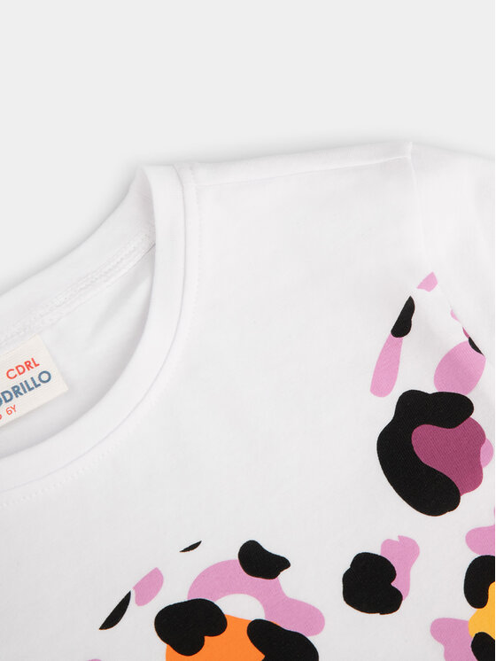 Coccodrillo Coccodrillo T-särk WC4143202CEK Valge Regular Fit