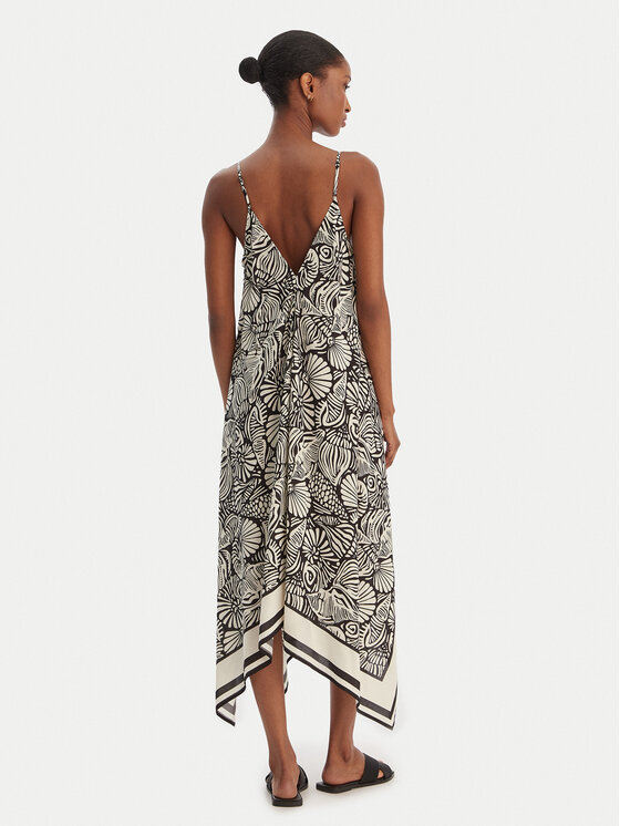 Seafolly Seafolly Sommerkleid C Shells 55763-DR Schwarz Regular Fit