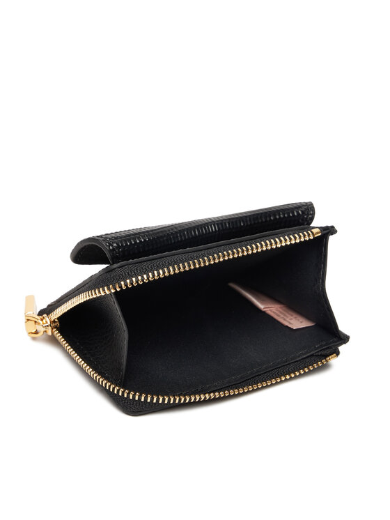 Coccinelle Coccinelle Kleine Damen Geldbörse TBN Coccinelle C-Me Lizard E2 TBN 17 B6 01 Schwarz