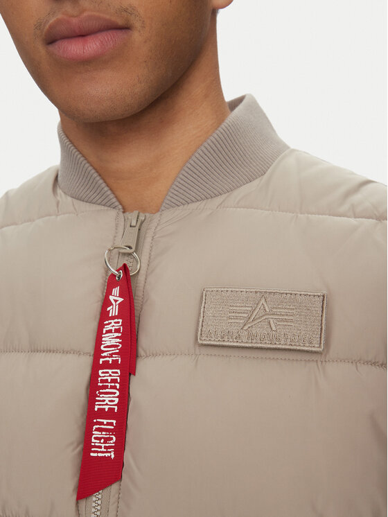 Alpha Industries Alpha Industries Елек 118109 Бежов Regular Fit