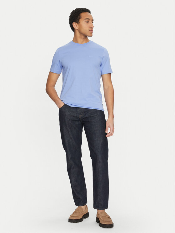 BOSS BOSS Tricou Thompson 01 50468347 Albastru Regular Fit