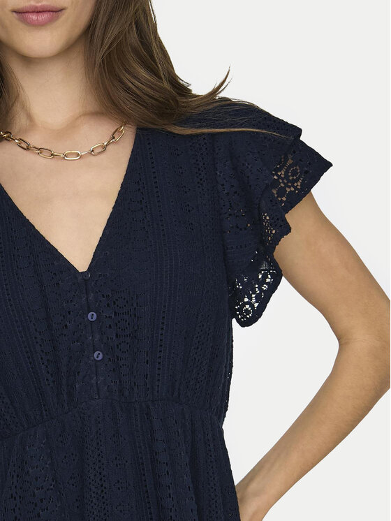 ONLY ONLY Vestito estivo Helena 15303058 Blu scuro Regular Fit