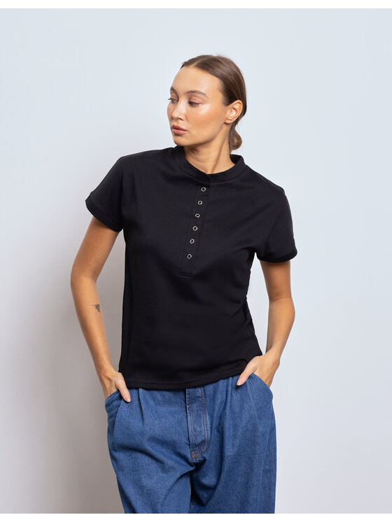 T-Shirt, rozmiar M, Czarne, LUCY