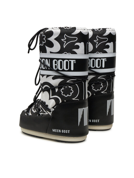 Moon Boot Moon Boot Μπότες Χιονιού Mb Icon Flower 80D1402940 Μαύρο