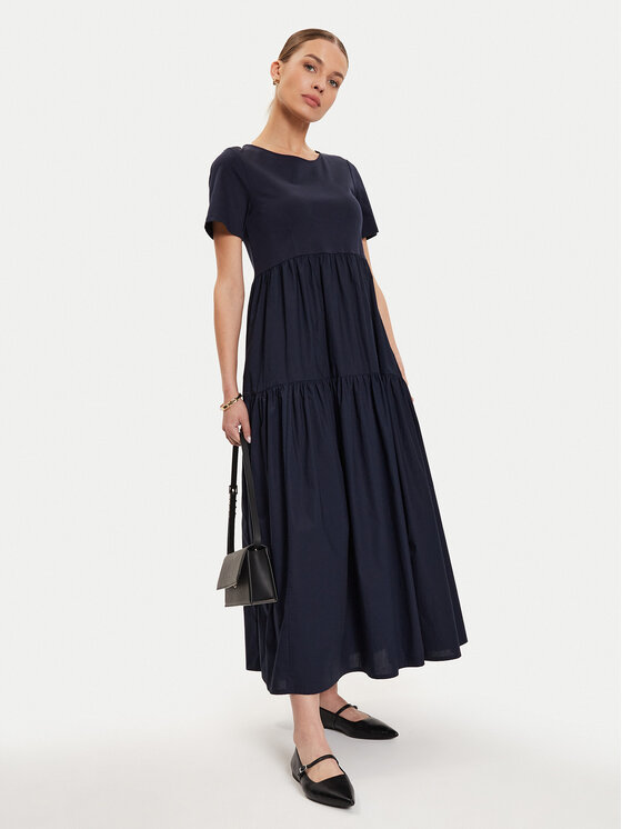 Weekend Max Mara Weekend Max Mara Kleid für den Alltag Palmira 2425626011 Dunkelblau Relaxed Fit