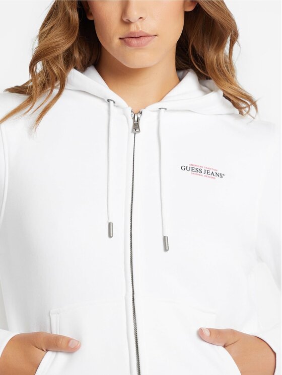 Guess Guess Bluza 172111 Biały Classic Fit