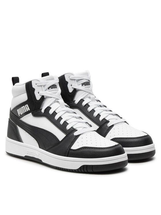 Puma Puma Сникърси Rebound v6 Mid Jr 393831 01 Бял
