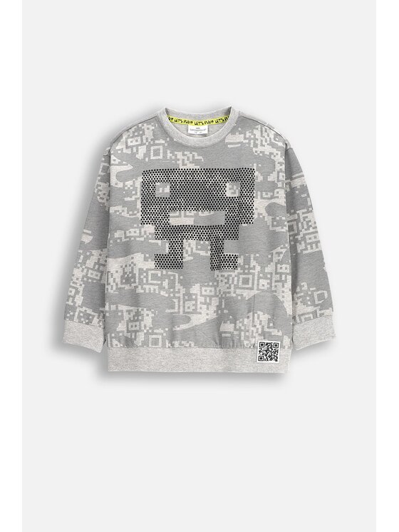 Coccodrillo Coccodrillo T-Shirt WC5143101GBK-019 Szary Regular Fit