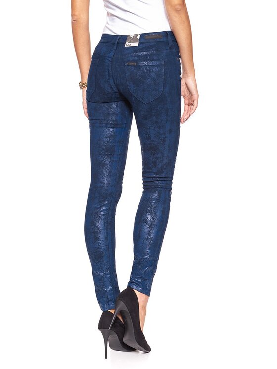 Lee Lee Jeansy SCARLETT Niebieski Skinny Fit