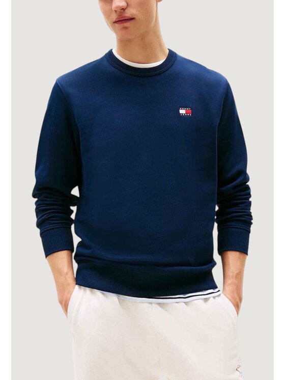 Tommy Jeans Tommy Jeans Μπλούζα TJM REG BADGE CREW E Μπλε Casual Fit