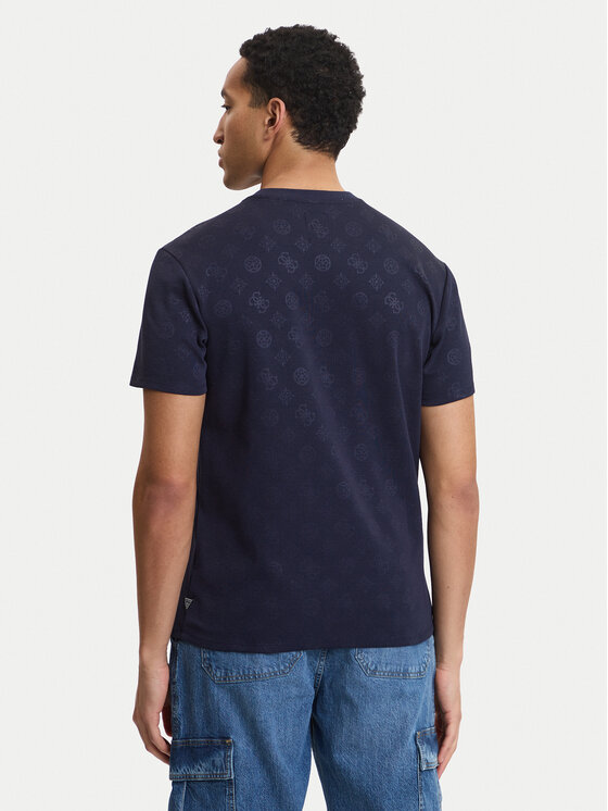 Guess Guess T-shirt M6GP26 K3177 Tamnoplava Regular Fit