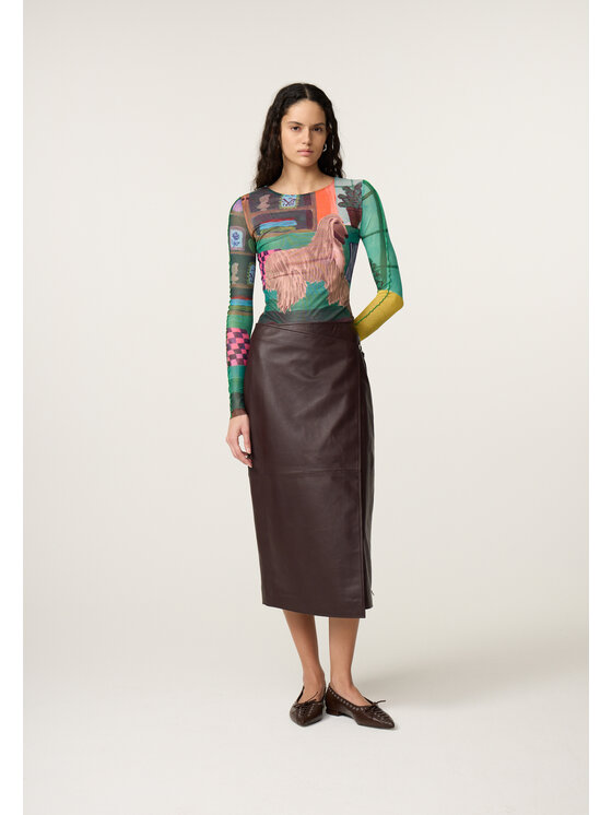 Fabienne Chapot Fabienne Chapot Bluzka 6926-1891-177 Fioletowy Regular Fit