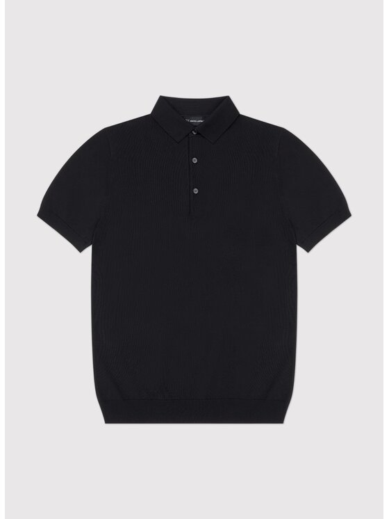 Pako Lorente Pako Lorente Polo P25SF-TX-010 Czarny Classic Fit