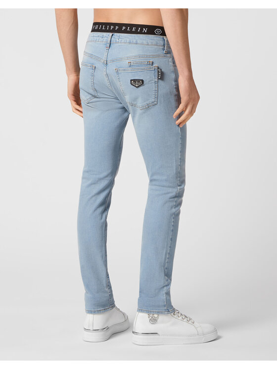 PHILIPP PLEIN PHILIPP PLEIN Džínsy 67 Modrá Slim Fit