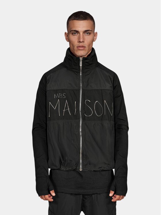 MADE BY SOCIETY MADE BY SOCIETY Kurtka anorak Urban Unit - H17645 Czarny Basic Fit