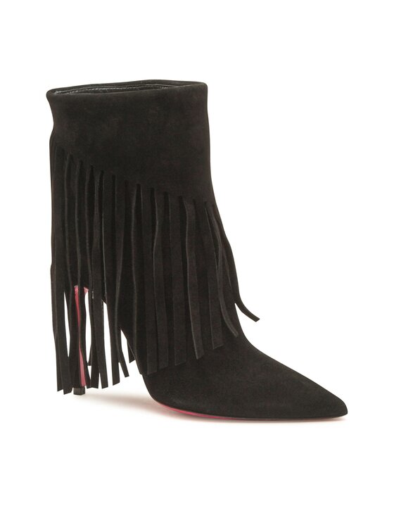 PINKO PINKO Καουμπόικες Μπότες & Μποτάκια Olympe Tronchetto PE 23 BKJS1 100573 A0N8 Μαύρο
