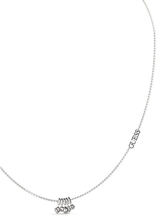 Guess Guess Naszyjnik JUBN04646JW Srebrny