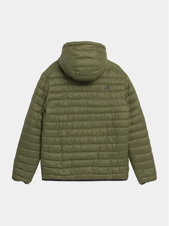 4F 4F Kurtka przejściowa 4FAW23TDJAM242 Zielony Regular Fit