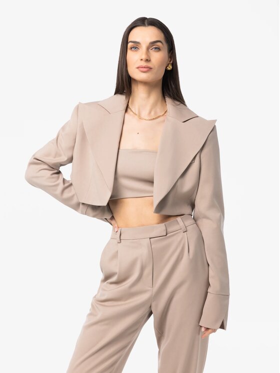 MANDRAGORA MANDRAGORA Pantaloni di tessuto Marlo Beige Regular Fit